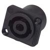 CONNETTORE SPEAKON NEUTRIK NTR-NL4MP DA PANNELLO A 4 POLI